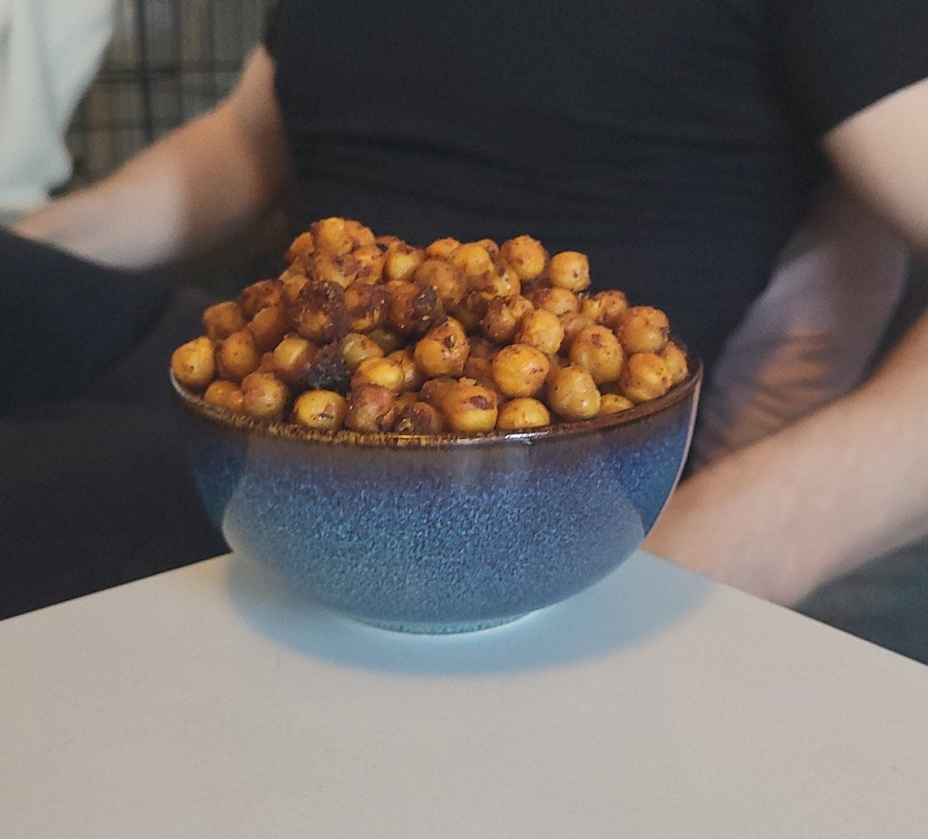 Kichererbsen-Snack im Ofen: würzig geröstete Kichererbsen