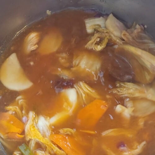 Kimchi Eintopf kochen