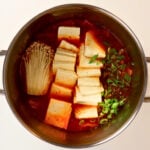 Kimchi Jjigae koreanischer Kimchi eintopf