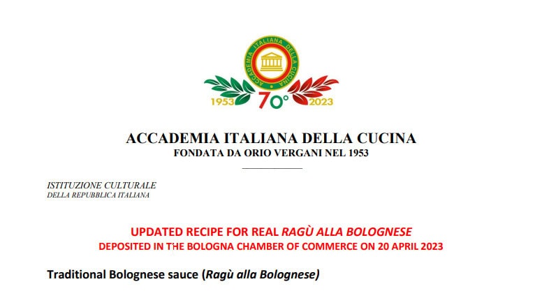 Traditionelle italienische Bolognese