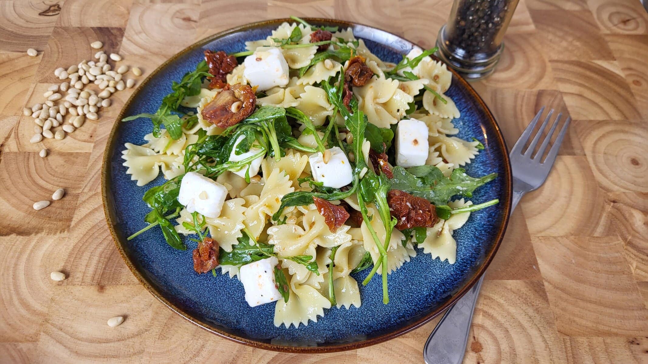 Veganer Nudelsalat